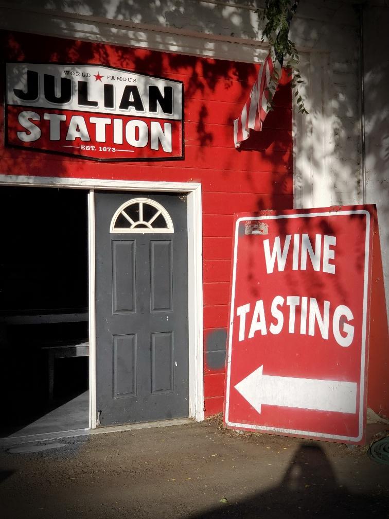 Julian wine tasting